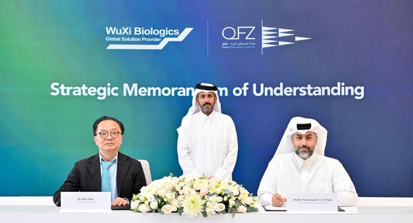 WuXi Biologics Signs MoU with Qatar Free Zones Authority
